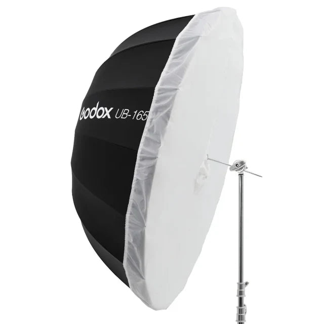 Godox 165cm Parabolic Silver Umbrella + diffuser