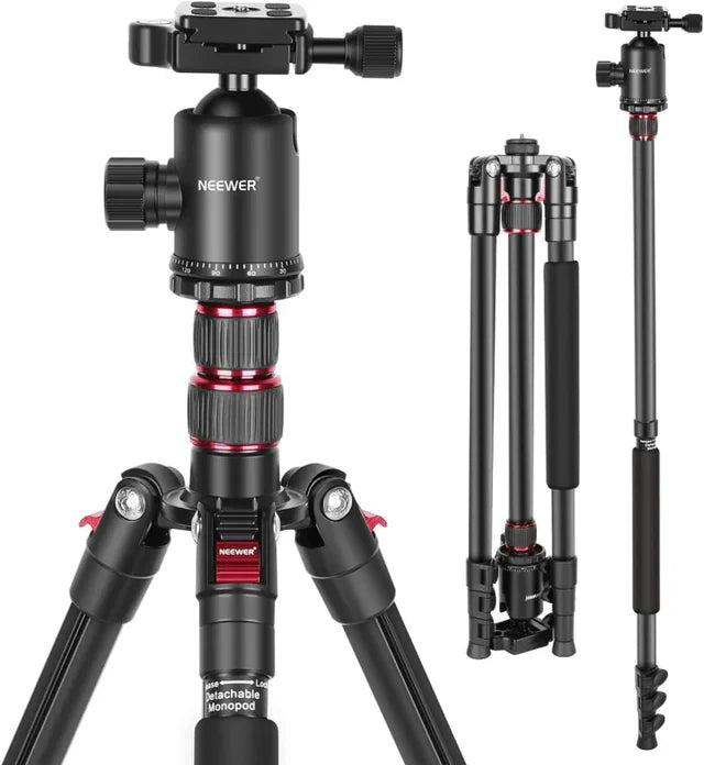 Neewer tripod 178 mm + monopod wil ball head